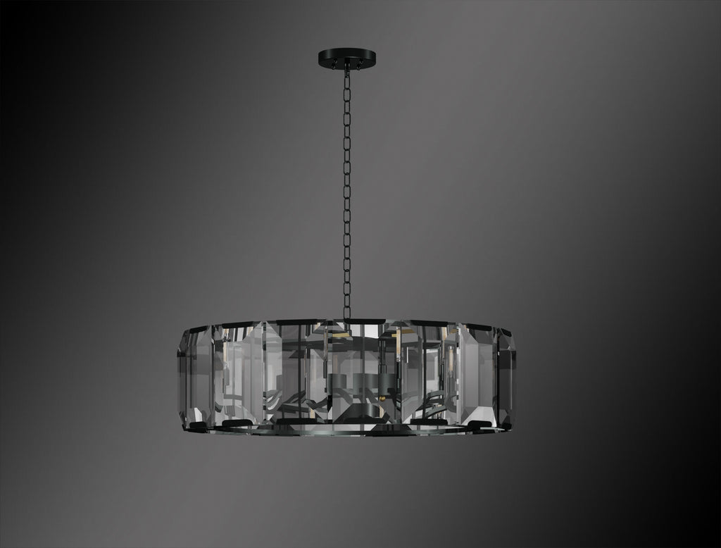 Luxe Crystal Chandelier Collection Vintage Rustic Lighting W 31" H 23" - G7-CB/4600/7