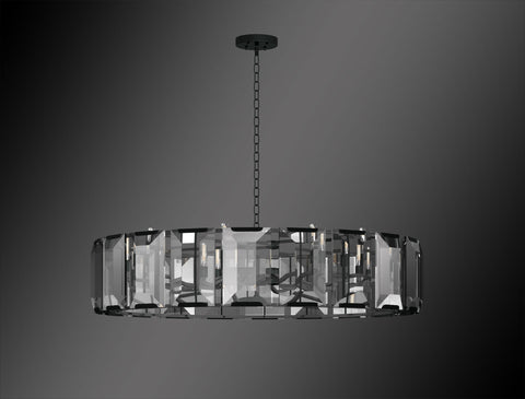Luxe Crystal Chandelier Collection Vintage Rustic Lighting W 43" H 25" - G7-CB/4600/10