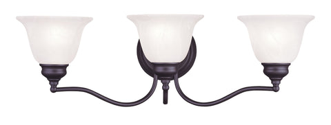 Livex Essex 3 Light Bronze Bath Light - C185-1353-07