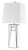 ZC121-ML9305 - Regency Decor: Sparkle Collection 1-Light Silver Finish Table Lamp
