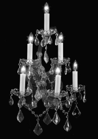 Maria Theresa Wall Sconce Crystal Lighting H24" X W16" - A83-CS/6/66