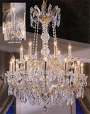 Maria Theresa Crystal Chandelier W/ Swarovski Crystal Chandeliers Lighting 30"X28" - A83-152/18Sw