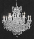 Set of 2-1 Chandelier Crystal Lighting Empress Crystal (TM) H38" W37" and 1 Large Foyer/Entryway Maria Theresa Empress Crystal (tm) Chandeliers Lighting! H 60" W 52" - CS/1/21510/15+1 + CS/B12/2756/36+1 A500-