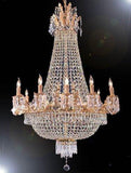 Swarovski Crystal Trimmed Chandelier Empire Chandelier H50" W30" - A500-1280/10+5Largesw