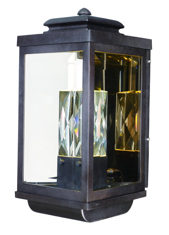 Mandeville LED 2-Light Outdoor Wall Lantern Galaxy Bronze - C157-53524CLGBZ