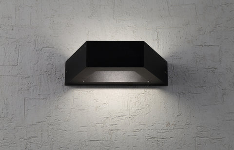 ZC121-LDOD1300 - Living District: LED Outdoor Wall lamp D:4.3 H:10.2 10.5W 800LM 3000K black Finish Acrylic Lens