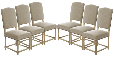 SET OF 6 Empire Parsons Upholstered Side Chair Dining Chairs - 2205-339-Set of 6