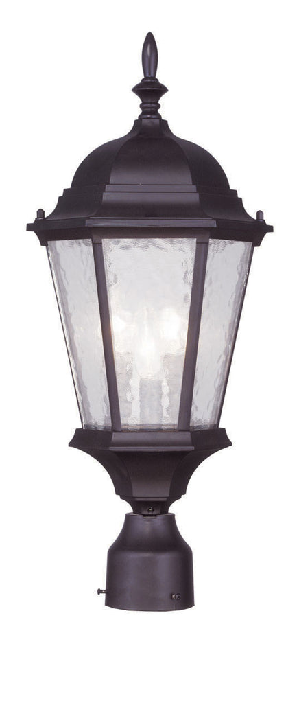 Livex Hamilton 3 Light Bronze Outdoor Post Lantern - C185-7563-07