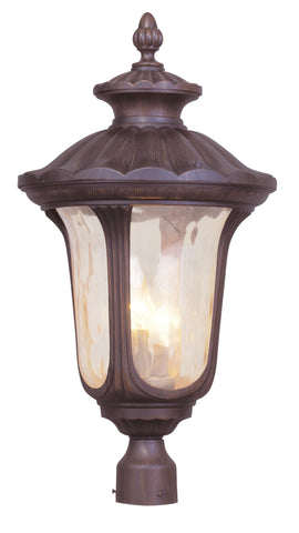 Livex Oxford 3 Light IB Outdoor Post Lantern - C185-7664-58