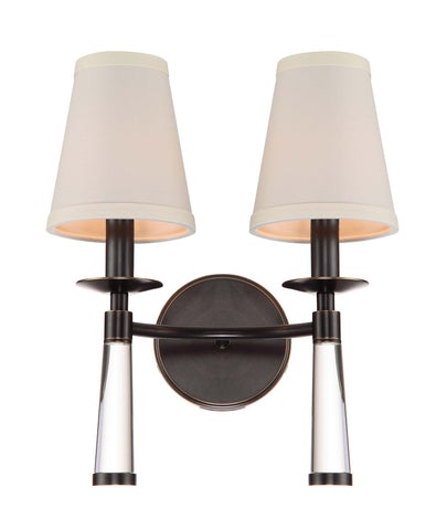 2 Light Oil Rubbed Bronze Transitional Sconce - C193-8862-OR