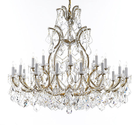 Swarovski Crystal Trimmed Chandelier Lighting Chandeliers H41" X W46" Great for the Foyer, Entry Way, Living Room, Family Room and More - A83-B62/52/2MT/24+1SW