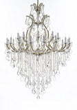Swarovski Crystal Trimmed Chandelier Lighting Chandeliers H65" X W46" Great for the Foyer, Entry Way, Living Room, Family Room and More - A500-B12/52/2MT/24+1SW