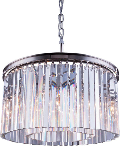 ZC121-1208D26PN-GT/RC By Regency Lighting - Sydney Collection Polished nickel Finish 8 Lights Pendant Lamp