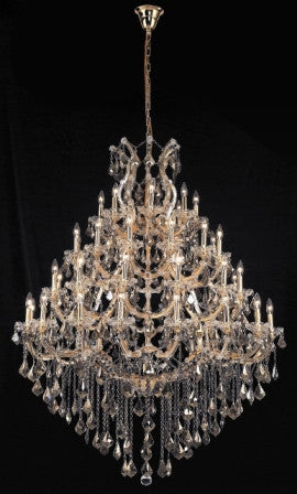 C121-2800G46G-GT By Regency Lighting-Maria Theresa Collection Gold Finish 49 Lights Chandelier