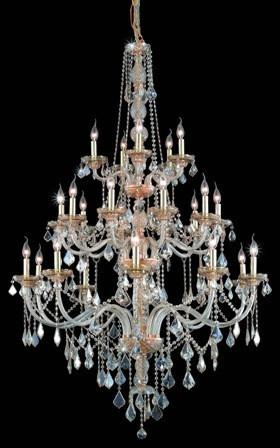 C121-7825G43GS-GS By Regency Lighting-Verona Collection Golden Shadow Finish 25 Lights Chandelier