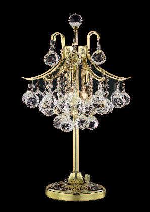 ZC121-8000TL13G/EC By Regency Lighting Toureg Collection 3 Light Table Lamps Gold Finish
