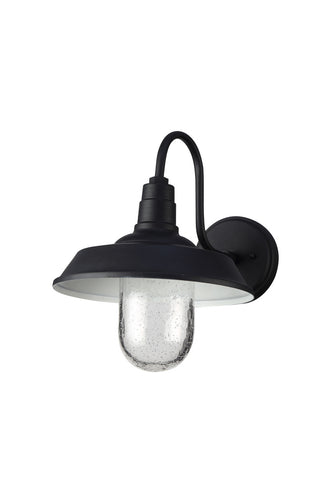 ZC121-LDOD1500 - Living District: LED Outdoor Wall lamp D:10.2 H:12.7 7.5W 600LM 3000K black Finish Acrylic Lens