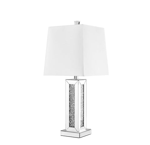 ZC121-ML9311 - Regency Decor: Sparkle Collection 1-Light Silver Finish Table Lamp