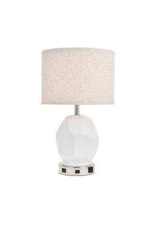 ZC121-TL3007 - Regency Decor: Brio Collection 1-Light Polished Nickel Finish Table Lamp